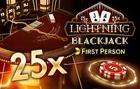 First Person Lightning Blackjack